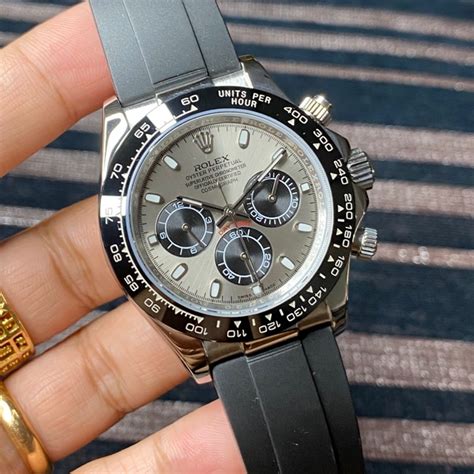 daytona panda rubber strap